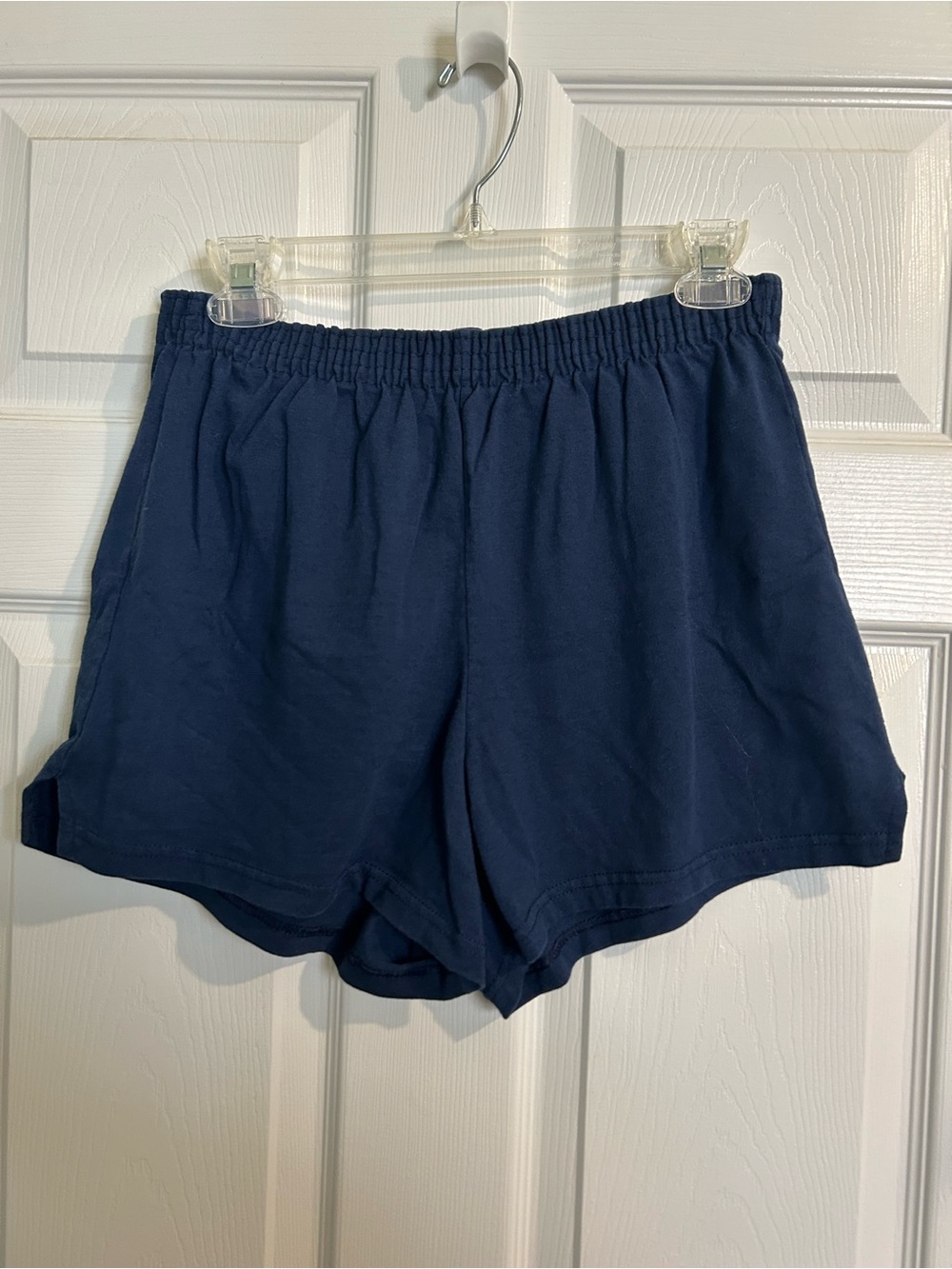 Soffe Navy Elastic-Waist Athletic Shorts